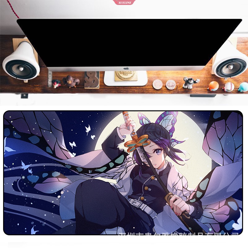 Mouse Pad Demon Slayer Alas Meja Mousepad Komputer Alas Keyboard Big Desk Pad 300 * 600 * 2alas Mouse Gamer Besar Mausepads Mouse Mat [ZXL]