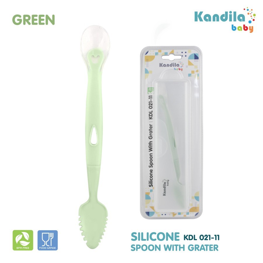 KANDILA KDL021-11 SILICONE SPOON WITH GRATER