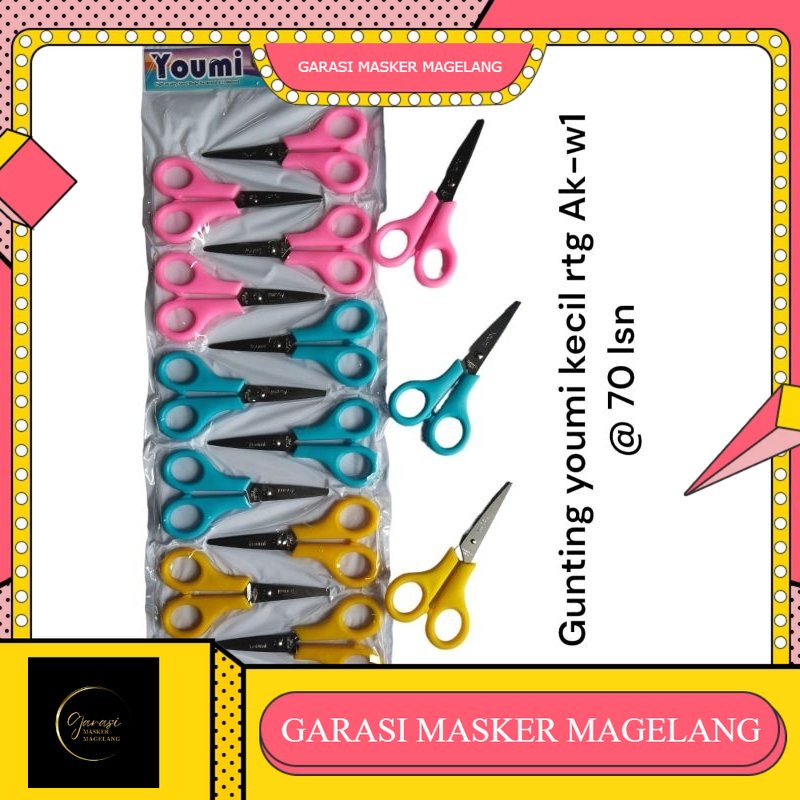 

GUNTING KECIl YUMI 1RENTENG ISI 12 WARNA WARNI