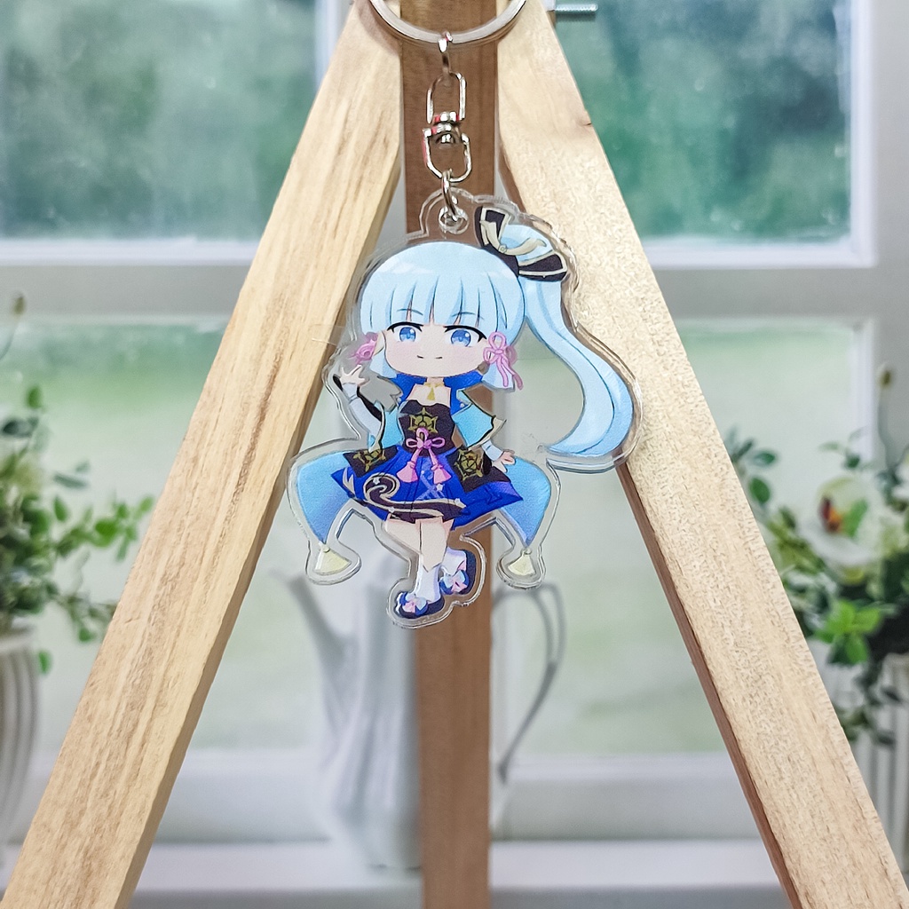Genshin Impact | Keychain Ayaka | Gantungan Kunci Kamisato Ayaka