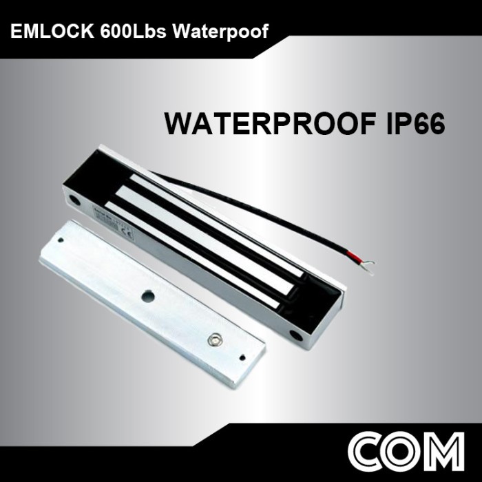 

Emlock Waterproof 600lbs Magnetic Lock Waterproof Door Lock Outdoor