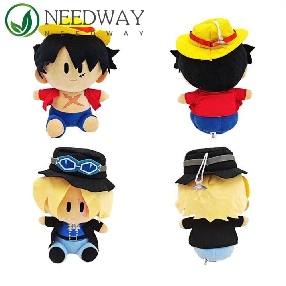 Needway   Anime Luffy Boneka Mewah Hadiah Anak Kartun Mainan Lembut Ace 25 cm Kartun Chopper Boneka Luffy Boneka Mainan