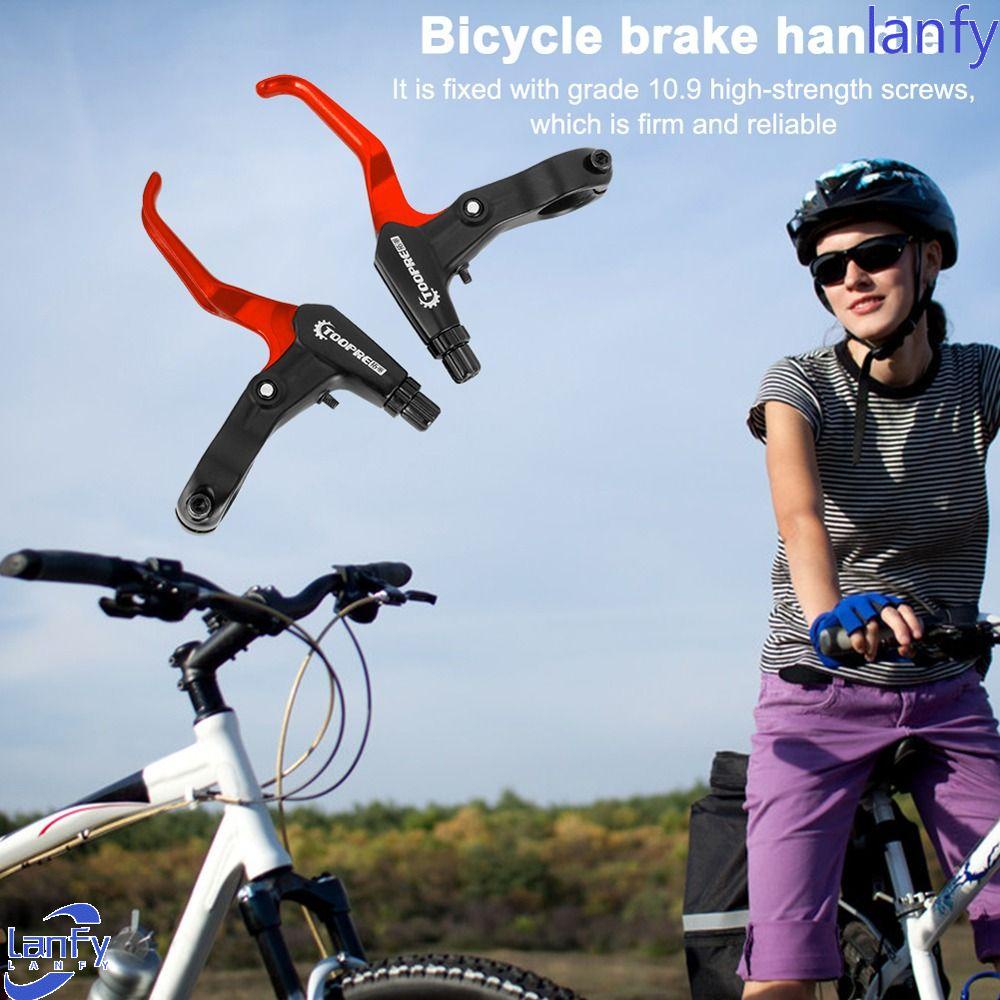 Lanfy Tuas Rem Sepeda Universal Tahan Lama Bagian Bersepeda Sepeda Clutch Grips Pegangan Rem Pegangan Rem Lever