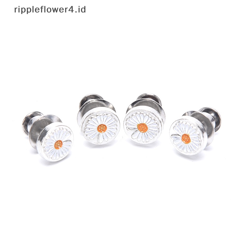 {rippleflower4.id} 1set DIY Invisible Adjust Button Metal Jeans Waist Removable Buckle Waist Button~