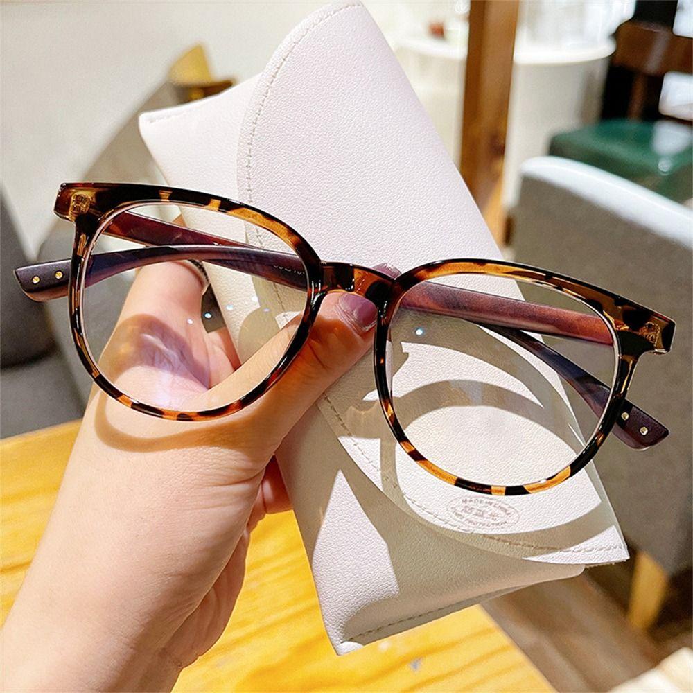 Lily Myopia Kacamata Frame Wanita Komputer Round Eyeglasses