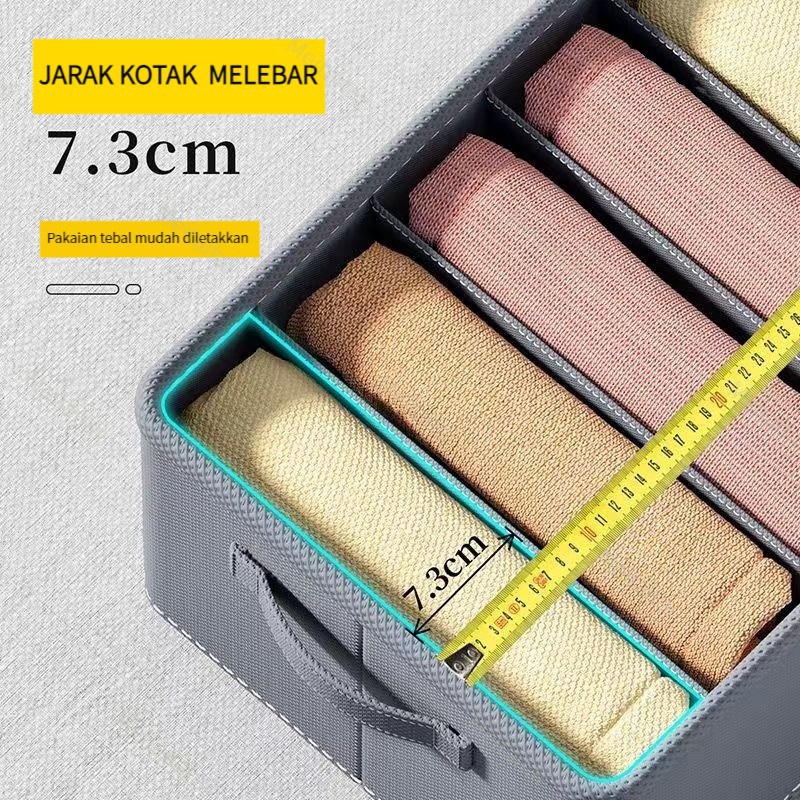 Storage Box Underwear Kotak Tempat Penyimpanan Keranjang Pakaian Dalam Kaos Kaki - SB021