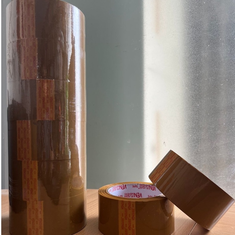 

(6 PCS) LAKBAN COKLAT / MERK VENMADE / 2"inch / 48MM X 100Y