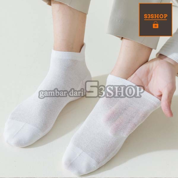 Kaos Kaki Pendek Berpori Hidden Invisible Socks Kasual Pria Wanita