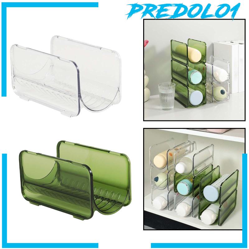[Predolo1] Botol Air Minum Organizer Stackable Cabinet Organizer Untuk Lemari Kantor Kulkas