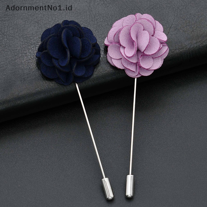 [AdornmentNo1] Groomsmen Boutonniere Wedding Korsase Pria Bros Pin Burdy Sutra Bunga Mawar Pengantin Pria Boutonniere Wedding Flower Accessory [ID]