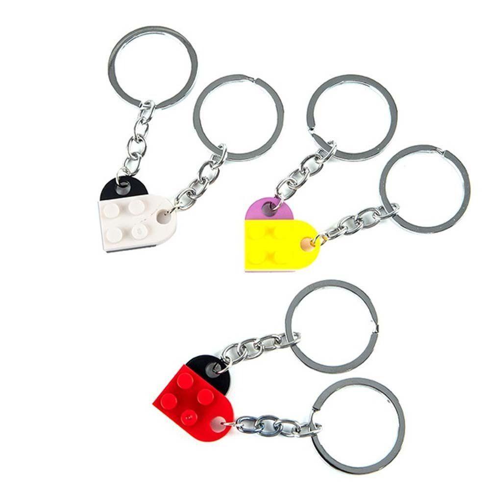 Lanfy Cinta Hati Bata Gantungan Kunci Wanita Pria Indah Hadiah Ulang Tahun Aksesoris Kunci Ornamen Untuk Pasangan Persahabatan Key Chain