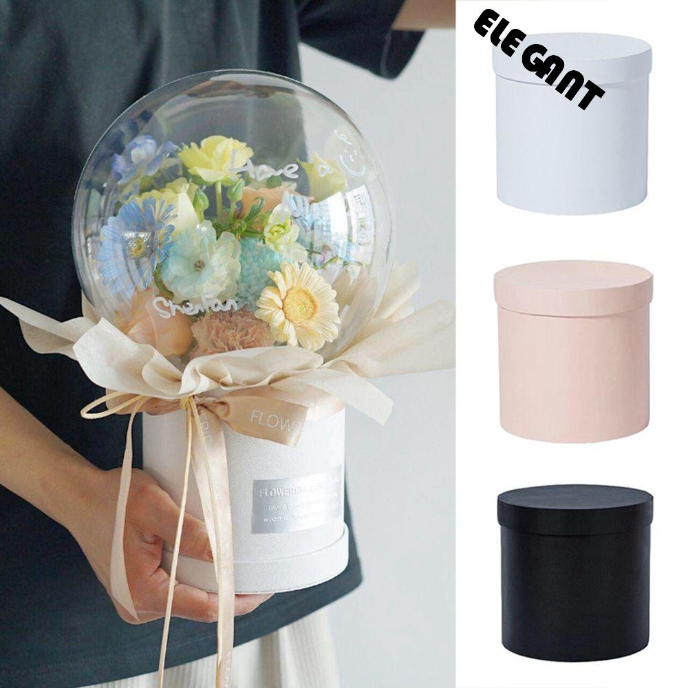 [Elegan] Flower Box Small Candy Floral Bouquet Bunga Mawar Penyimpanan Bunga Hari Ibu Buket Peluk