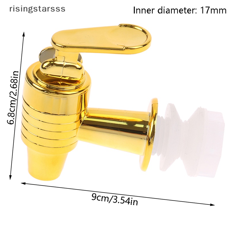 Rsid Span-new 1Pc 17mm Wine Barrel Keran Plastik Valve Switch Tap Wine Jar Jus Bisa Keran Jelly