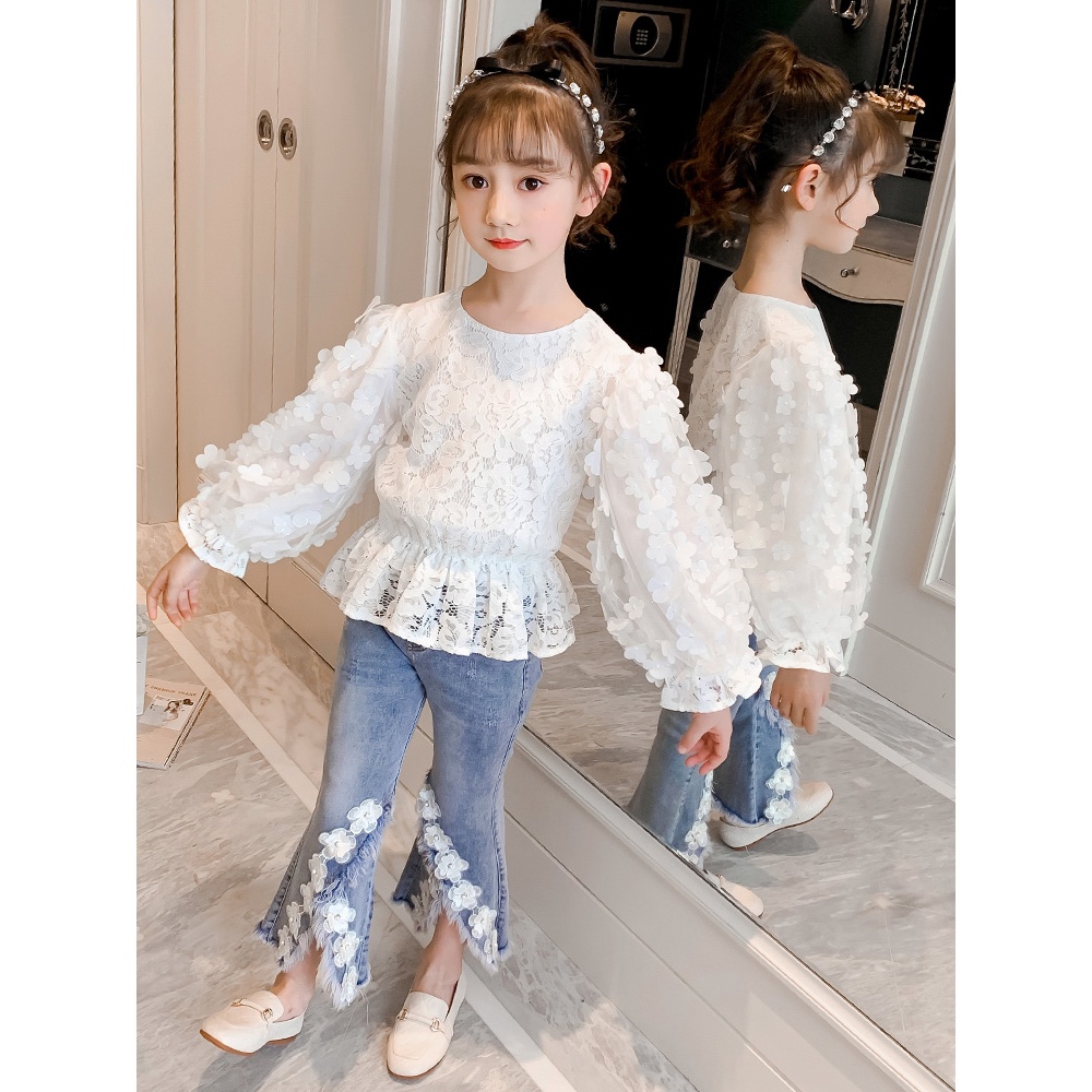 {Baru Datang} SC-1503 Setelan Anak Import ADNEY / Setelan Jeans Anak Tanggung Import / Baju anak bru