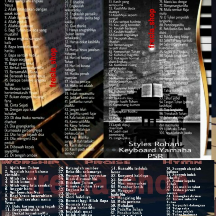 disk paket 250 style rohani keyboard  psr Type S