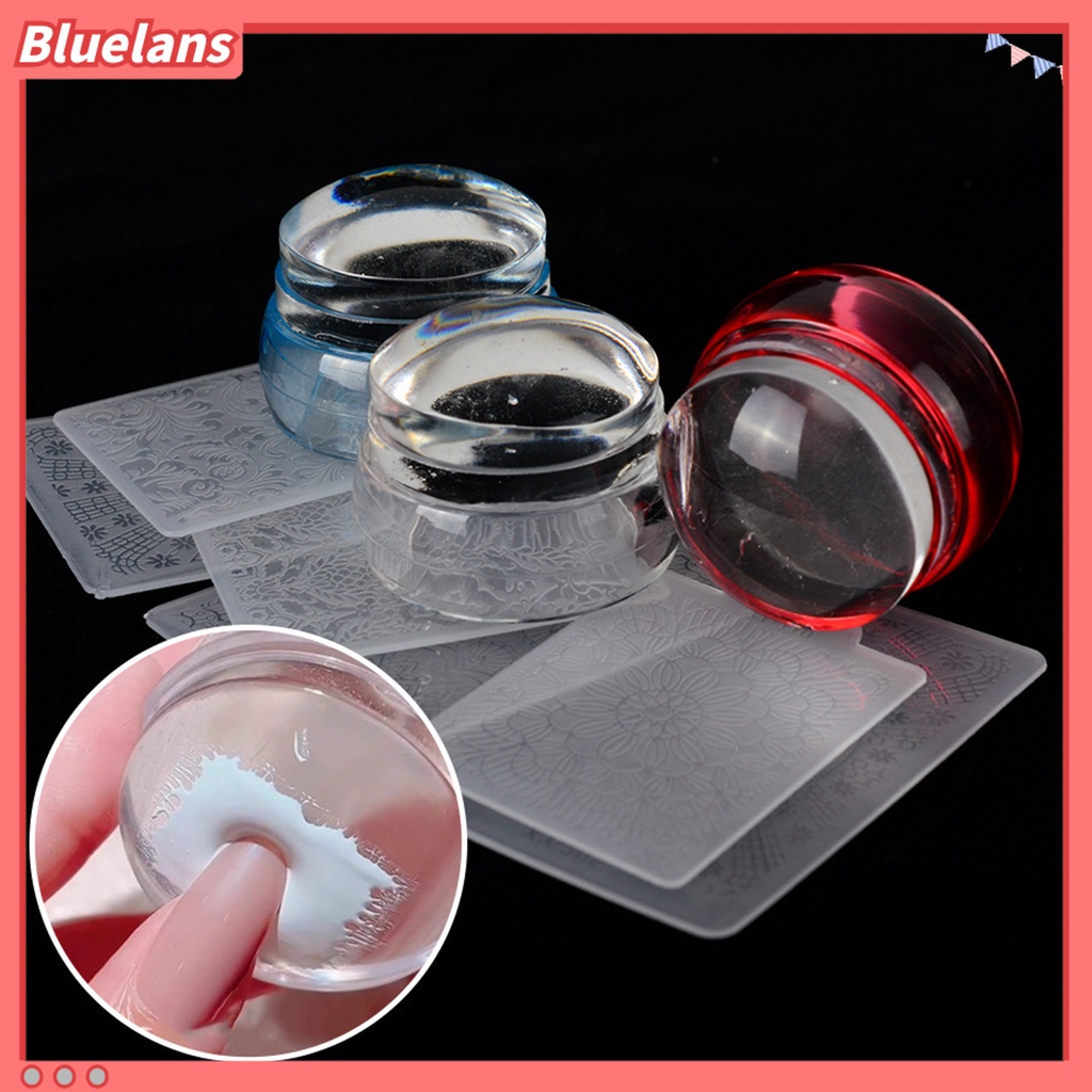 [BLM] Nail Art Stamper Reusable Nyaman Mudah Digunakan Alat Kuku Cap Seal Untuk Kuku