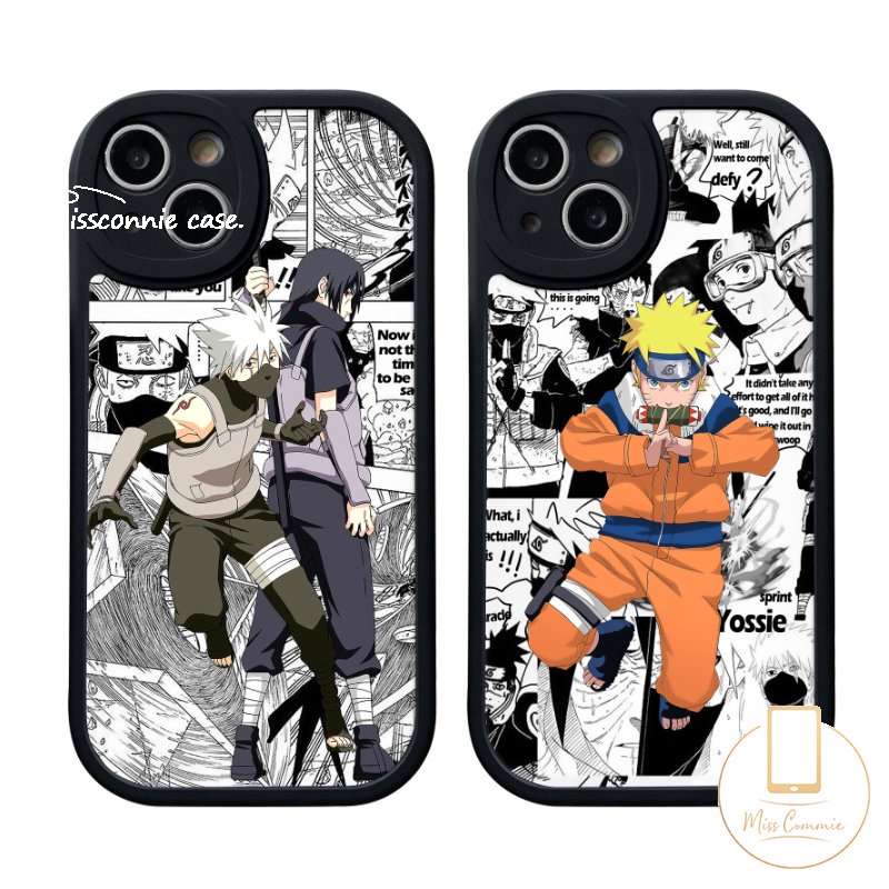 Untuk Redmi 9A A1 9T 9 10 10A 10C 9C A1+ POCO X3 NFC Pro K40s F4 M3 Mi 11T Pro Redmi Note 11 8 10s 11s 9 9s 10 11Pro 10Pro Max Cute Hokage Uzumaki Naruto Anime Soft Tpu Sarung Kartun