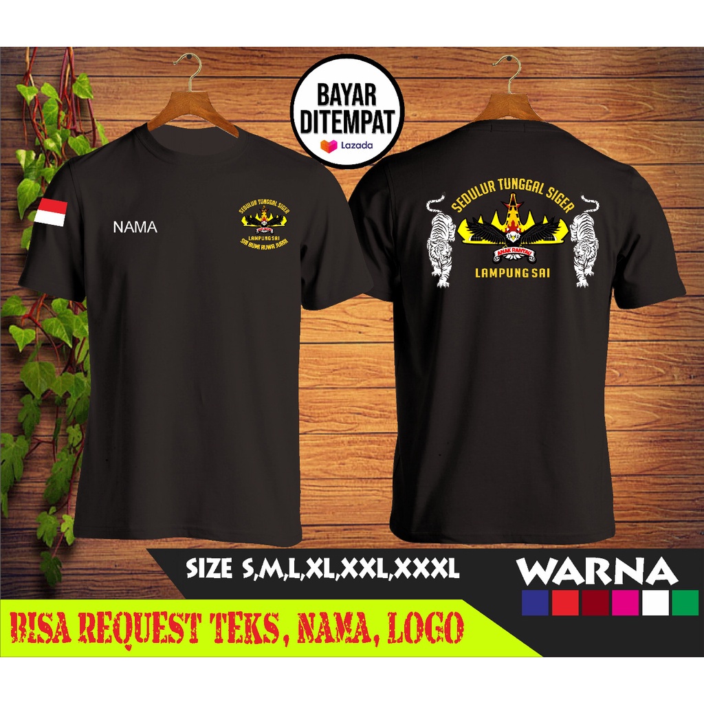 kaos lampung anak rantau lampung salam satu siger