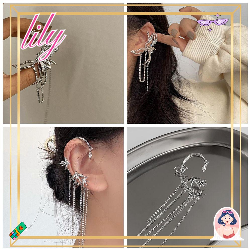 Lily Ear Wrap Pesta Wanita Pria Tanpa Tindik Anting Tragus