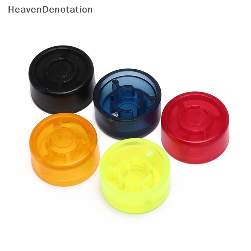 [HeavenDenotation] 5pcs footswitch Pelindung Bumper Bahan Plastik Warna-Warni Untuk pedal Efek Gitar HDV