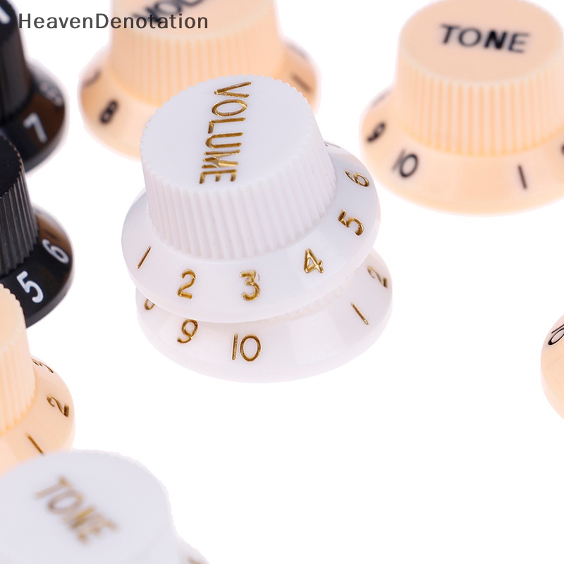 [HeavenDenotation] Guitars strat knob Tombol Kontrol 1-Volume 2-Tone Untuk Gitar HDV