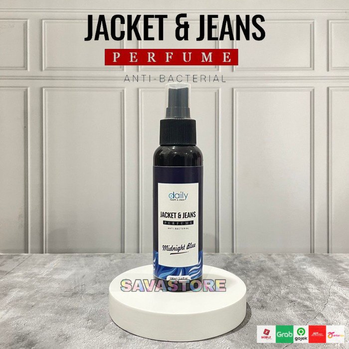 Daily Premium Parfum Refresher Celana Denim Anti Bakteri Ampuh Penghilang Bau - Parfum Spray Jaket dan Jeans - Jacket and Jeans Perfume - Anti Bakteri Anti Bau tidak Sedap Tidak menimbulkan noda