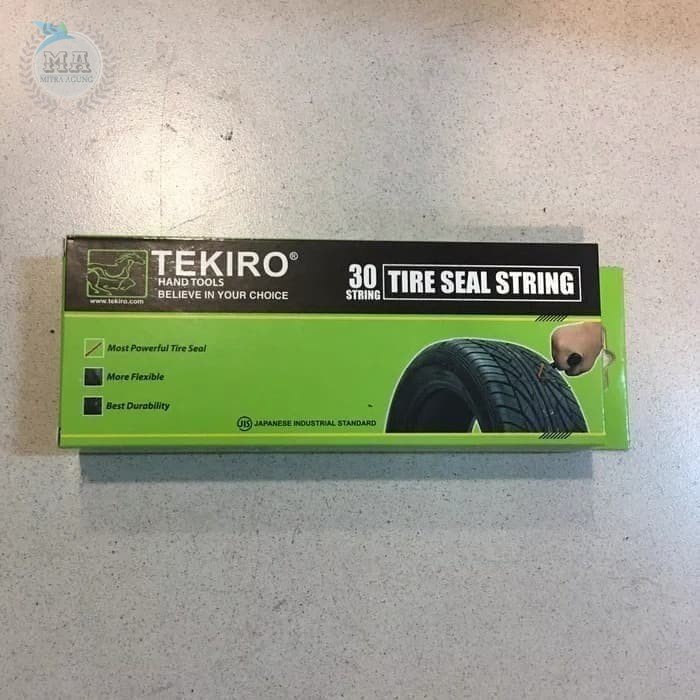 REFILL KARET TUBLES TEKIRO TIRE SEAL STRING LEM CACING KARET BAN 30 PC OLS Karet Tambal Ban Tubeless TEKIRO 1 Pak Cacing Tubles Tire Seal String