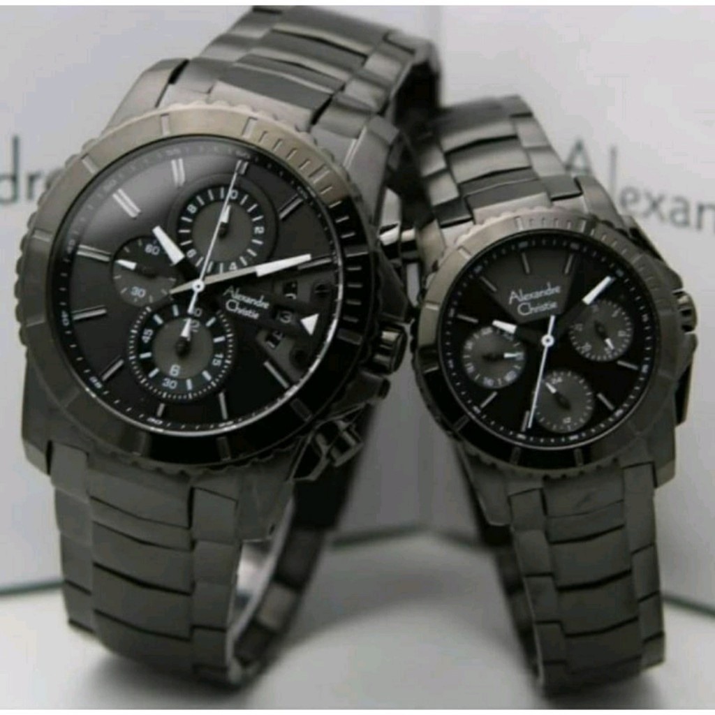 Jam Tangan Couple Alexandre Christie Ac 6455 Original