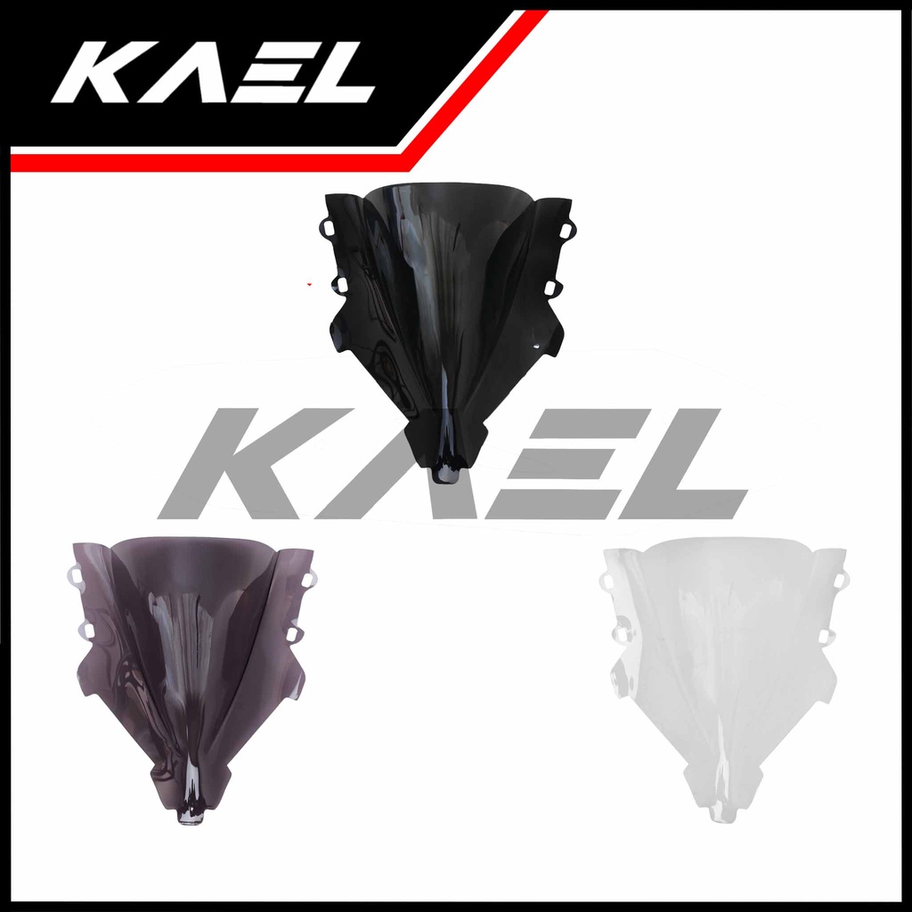 Visor CBR 150R K45R New 2021 2022 Windshield Winsil Winshild Wind Shield Sil Shild CBR150R 150 R Hitam Bening Ribben Riben Smoke