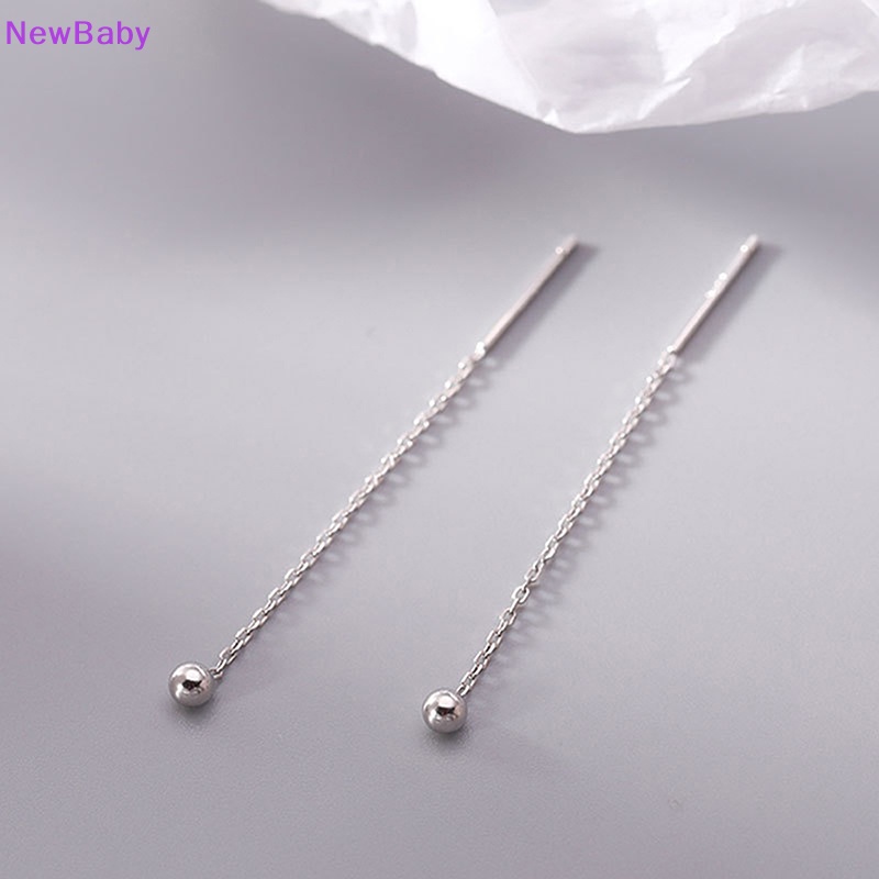 Newbaby Anting Rumbai Panjang Bulat Hati Drop Korea Gantung Wanita Earring ID