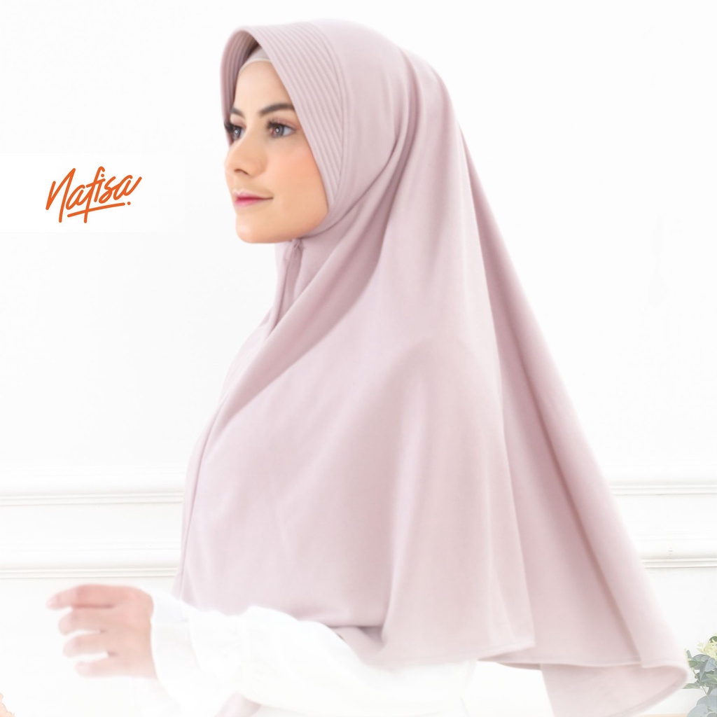 TERLARIS COD..Jilbab Asha PREMIUM | Hijab Instan Bergo Pet Antem | Jilbab Kain kaos super DOUBLE NIT