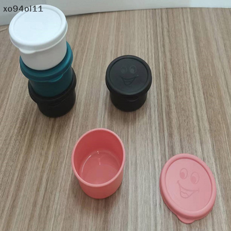 Xo Reusable Sauce Container Cup Kotak Makan Dengan Tutup Wadah Penyimpanan Makanan Kecil OL