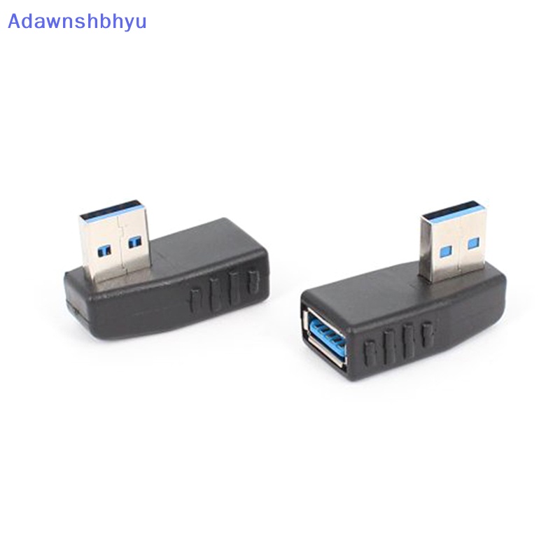 Adhyu Adapter Konektor USB 3.0 A Male To Female Siku Kiri Kanan 90derajat ID