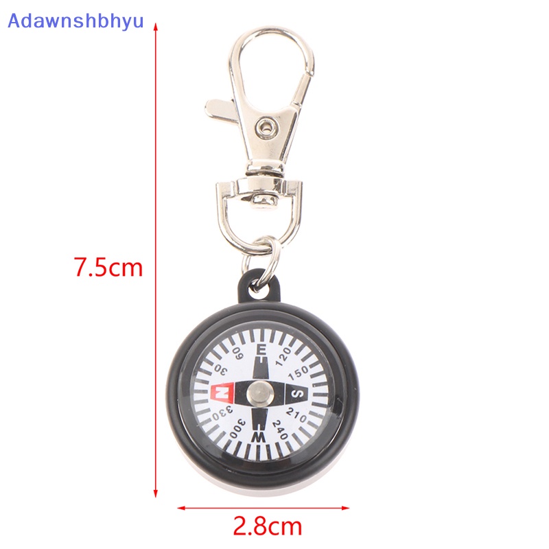 Adhyu Kompas Survival Mini Outdoor Camping Hiking Pocket Navigator Gantungan Kunci Compass ID