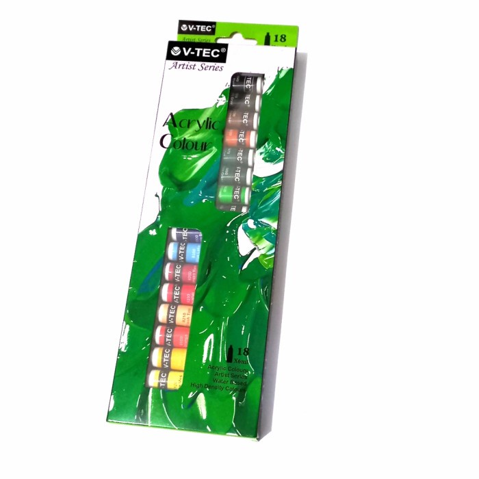 

V-TEC Cat Acrylic 18 x 6ml 618A