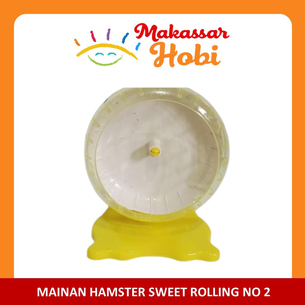 Sweet Rolling No.2 Mainan Kincir Roda Putar Hamster Bola Jogging Hewan