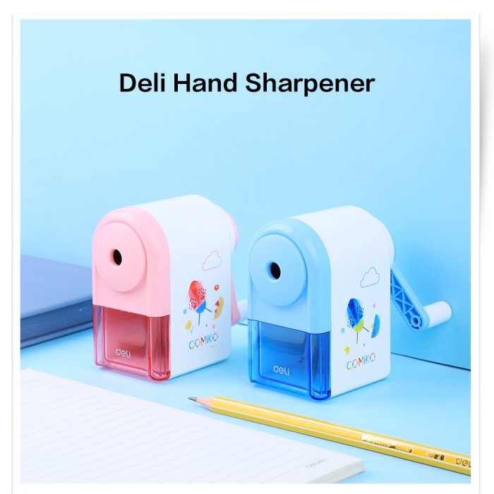 

Deli Sharpener / Rautan Pensil Auto-feed Motif Kartun Simple E0641S - Biru