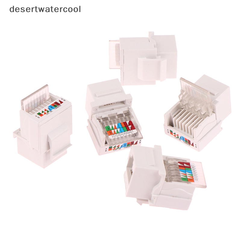 Deid 5PCS RJ45 Connector Informa Socket Stop Kontak Komputer Kabel Adaptor Jack Martijn