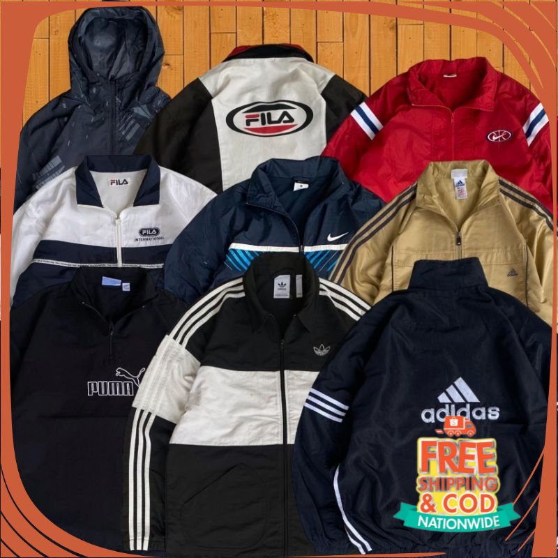 JAKET PERGI CAFE TREVELING KONSER/ Jaket Vintage Casual Winbreakers Tartan