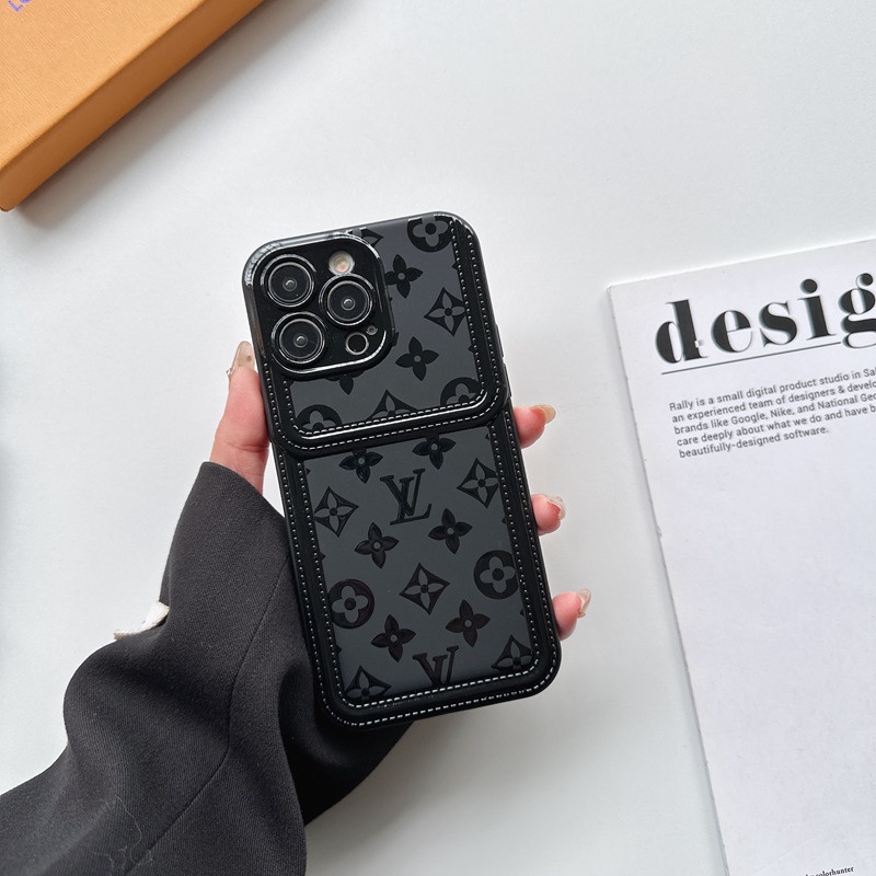 Casing Hitam Mewah Mode Baru Untuk IPhone 14 Pro Max 14 Pro 13 Pro Max13 12 Pro Max12 11 Posisi Lubang Yang Tepat Jatuh Lembut Casing Ponsel