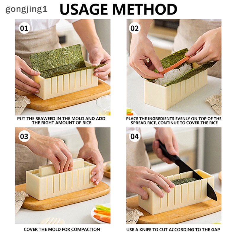 Ggg Sushi Maker Rice Mold Japanse Rijst Bal Cetakan Kue ele Cetakan Sushi ID