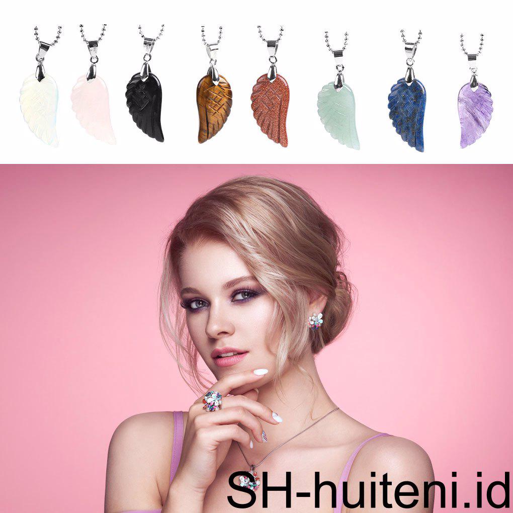 Perempuan Batu Liontin Pesona Kalung Perhiasan Rantai Leher Gadis Wanita Choker Untuk Laki-Laki Pernikahan Kalung Hadiah Ulang Tahun