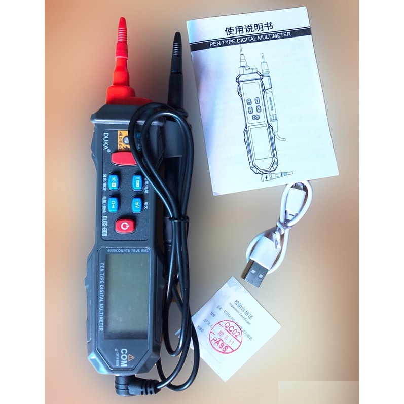 AKN88 - ATuMan DUKA DLBS-600 - Mini Pocket Digital Multimeter Pen