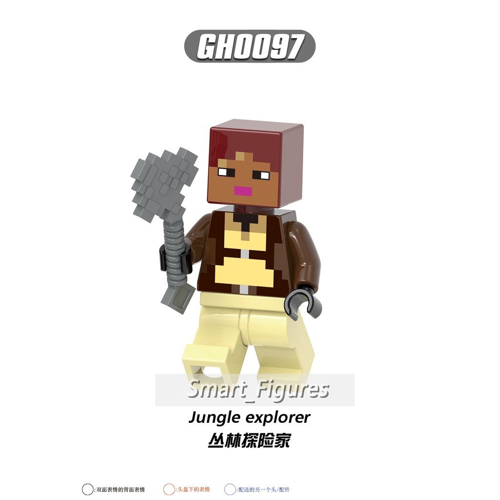 Minecraft Mini Action Figure Guard Soldier Bee-bear Sentry Mengumpulkan Mainan