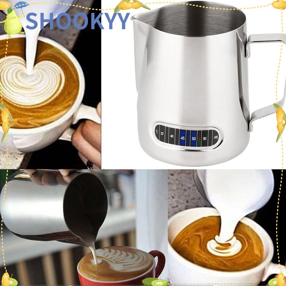 Chookyy Milk Frothing Pitcher Latte Art Milk Frother Steamer Cup Teko Kukus Kopi Susu