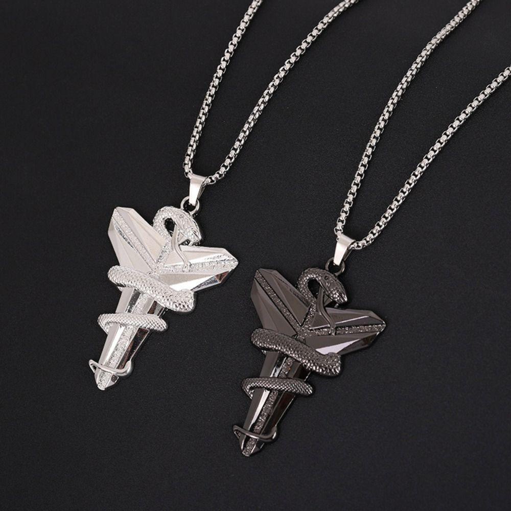 Needway Basket Fans Kalung Kepribadian Harian Aksesoris Perhiasan Street Wear Boho Jewelry Hip Hop Cross Necklace Untuk Basket Fans