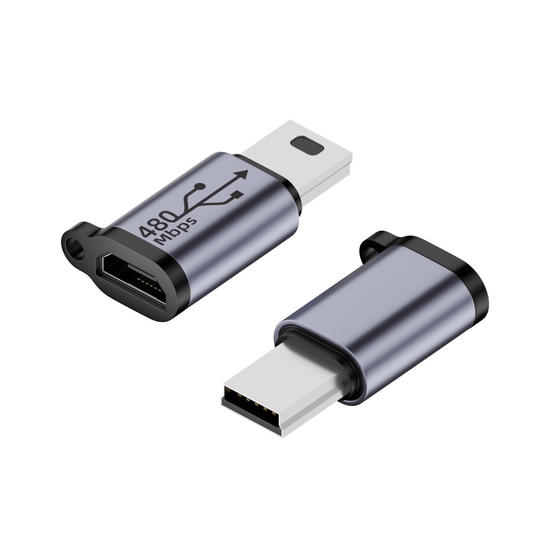 Konektor Konverter BT Micro USB to TypeC Mini USB Support Charge Data Sync 480Mb