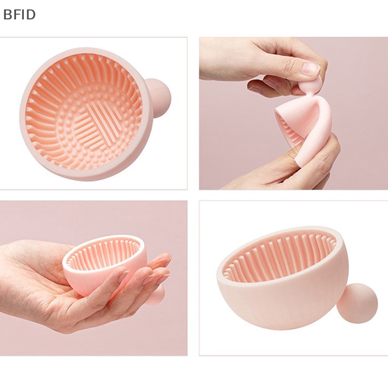 [BFID] Kuas Makeup Silikon Pembersih Mangkok Foundation Makeup Brush Scrubber Board Pad [ID]