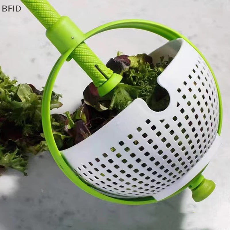 [BFID] Salad Spinner Alat Cuci Sayur Centrifugal Dewatering Drain Basket [ID]