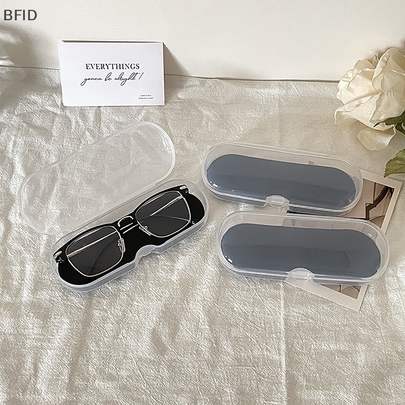 [BFID] Kotak Kacamata Frame Transparan Portable Plastik Sunglasses Kotak Kacamata [ID]